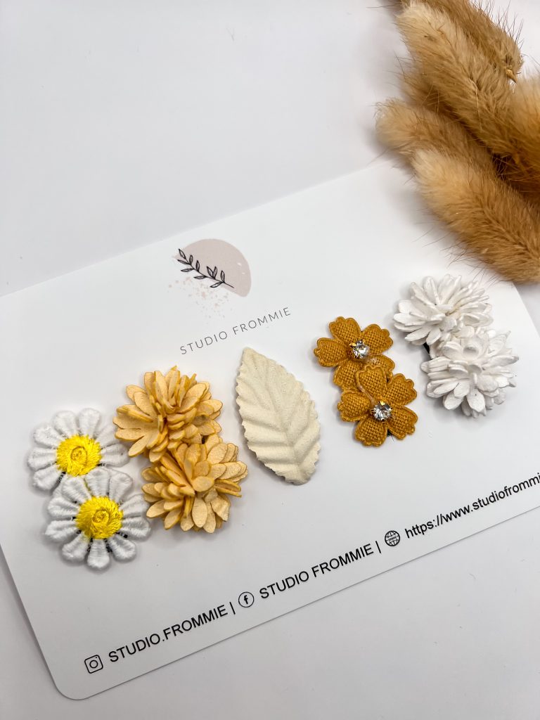 Setje antislip haarspeldjes. Perfect voor de eerste haren van een baby of dun haar van een peuter