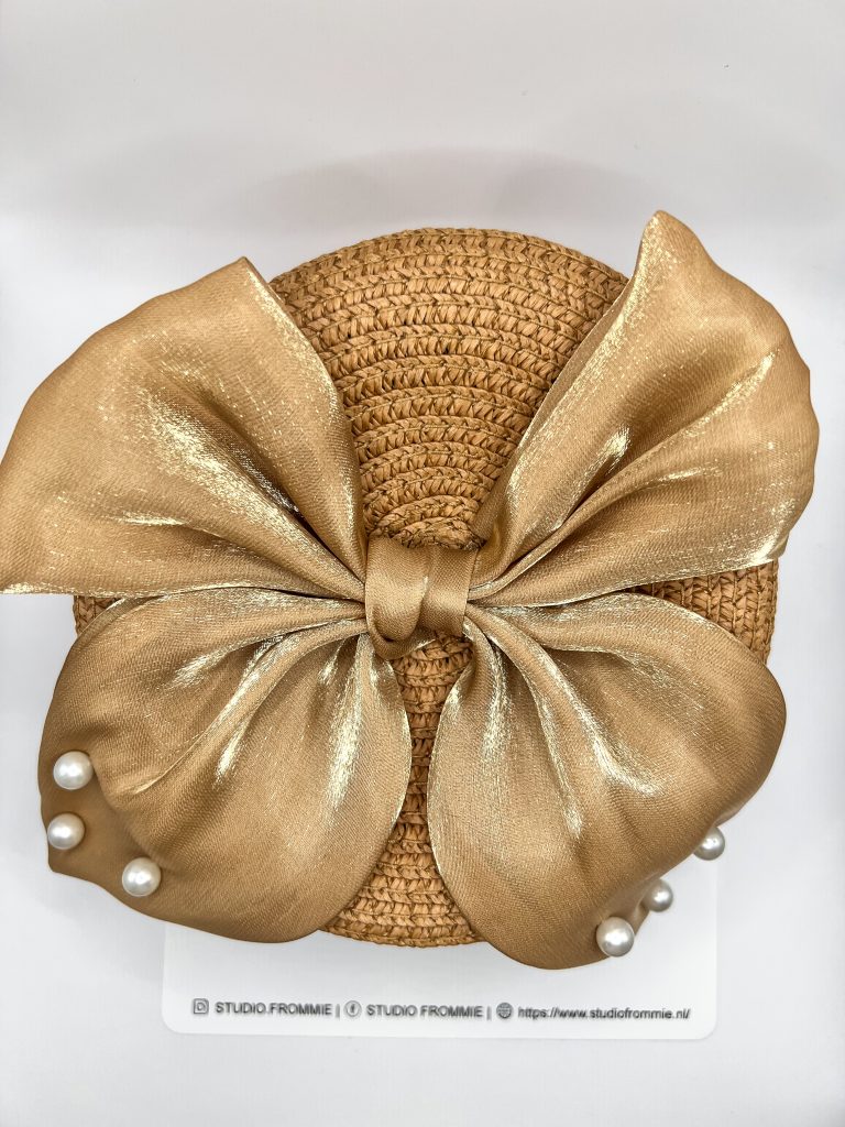 Tasje strik khaki