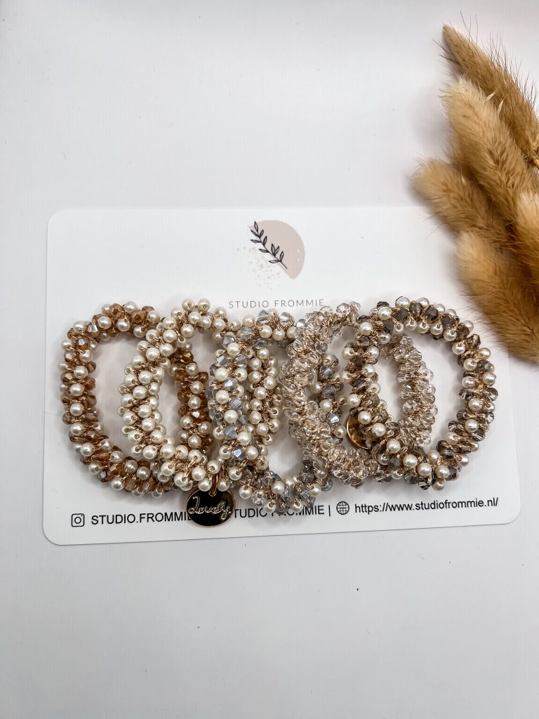 Haarelastiekjes strass.