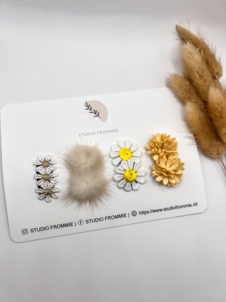 Antislip haarspeldje Julia. Voor baby's en meisjes met dun of fijn haar