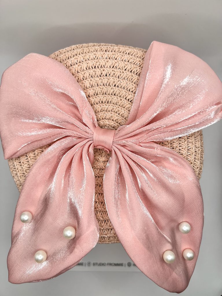 Tasje strik roze