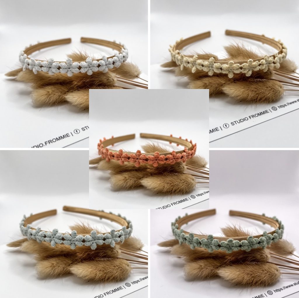 Diadeem lente. Bloemen