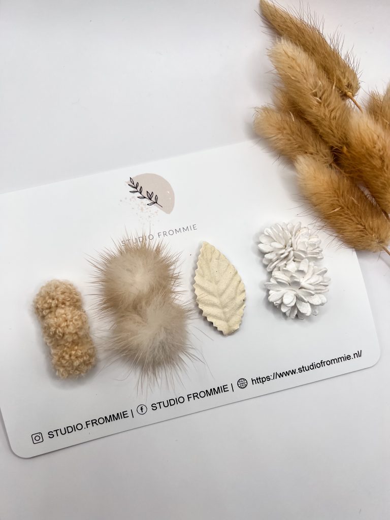 Setje antislip speldjes Sara. Voor baby's en meisjes met dun en fijn haar