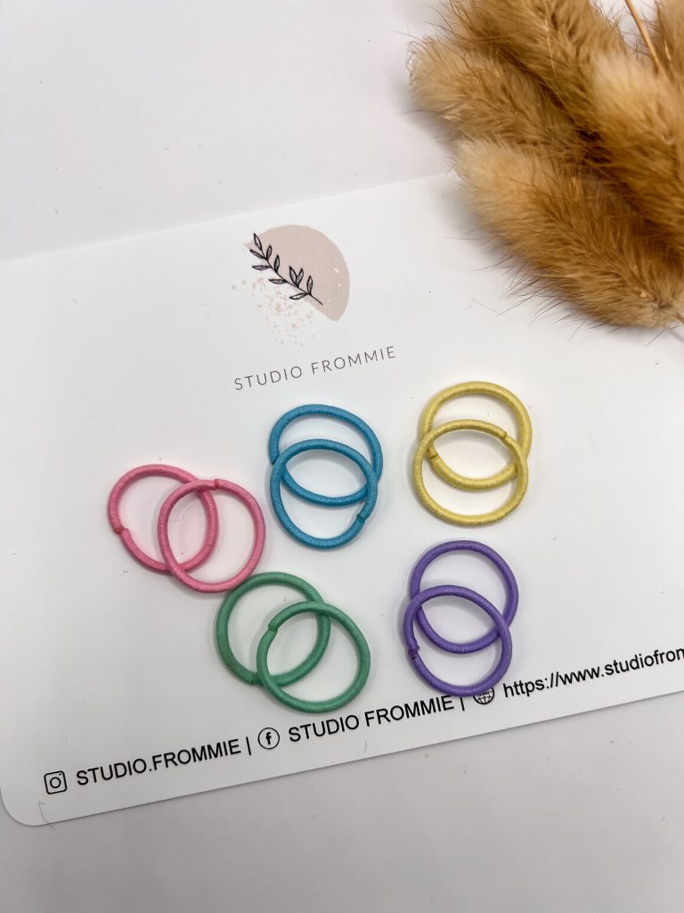 Haarelastiekjes regenboog