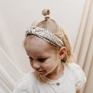 Diadeem knoop haarband bloesem