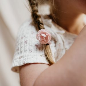 Haarelastiekjes peony rose pink