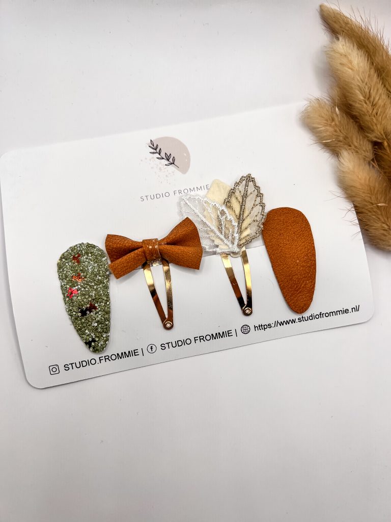 Setje haarspeldjes herfst