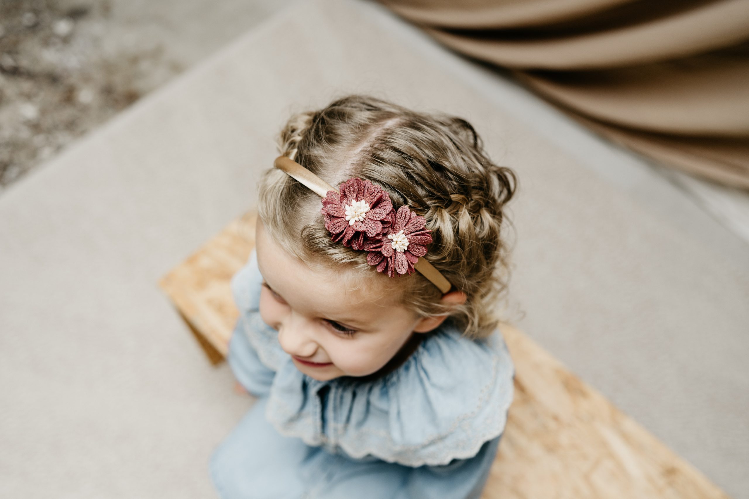 Diadeem Milou herfst. Bloemen