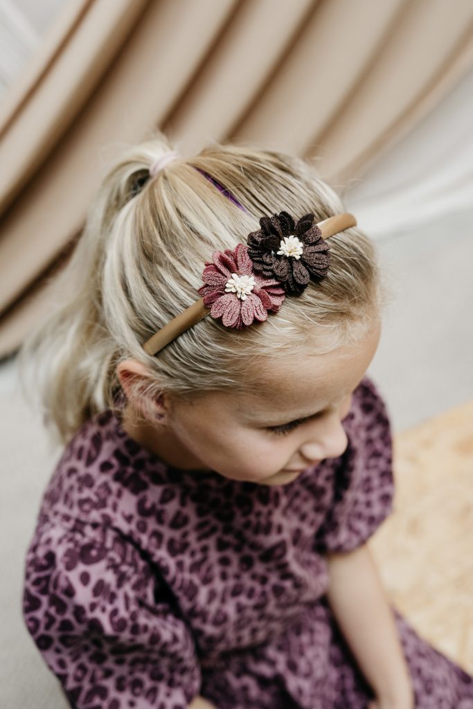 Diadeem Milou herfst. Bloemen