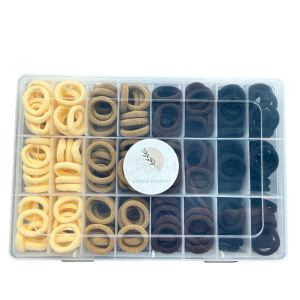 Haarelastiekjes box neutraal (nylon)