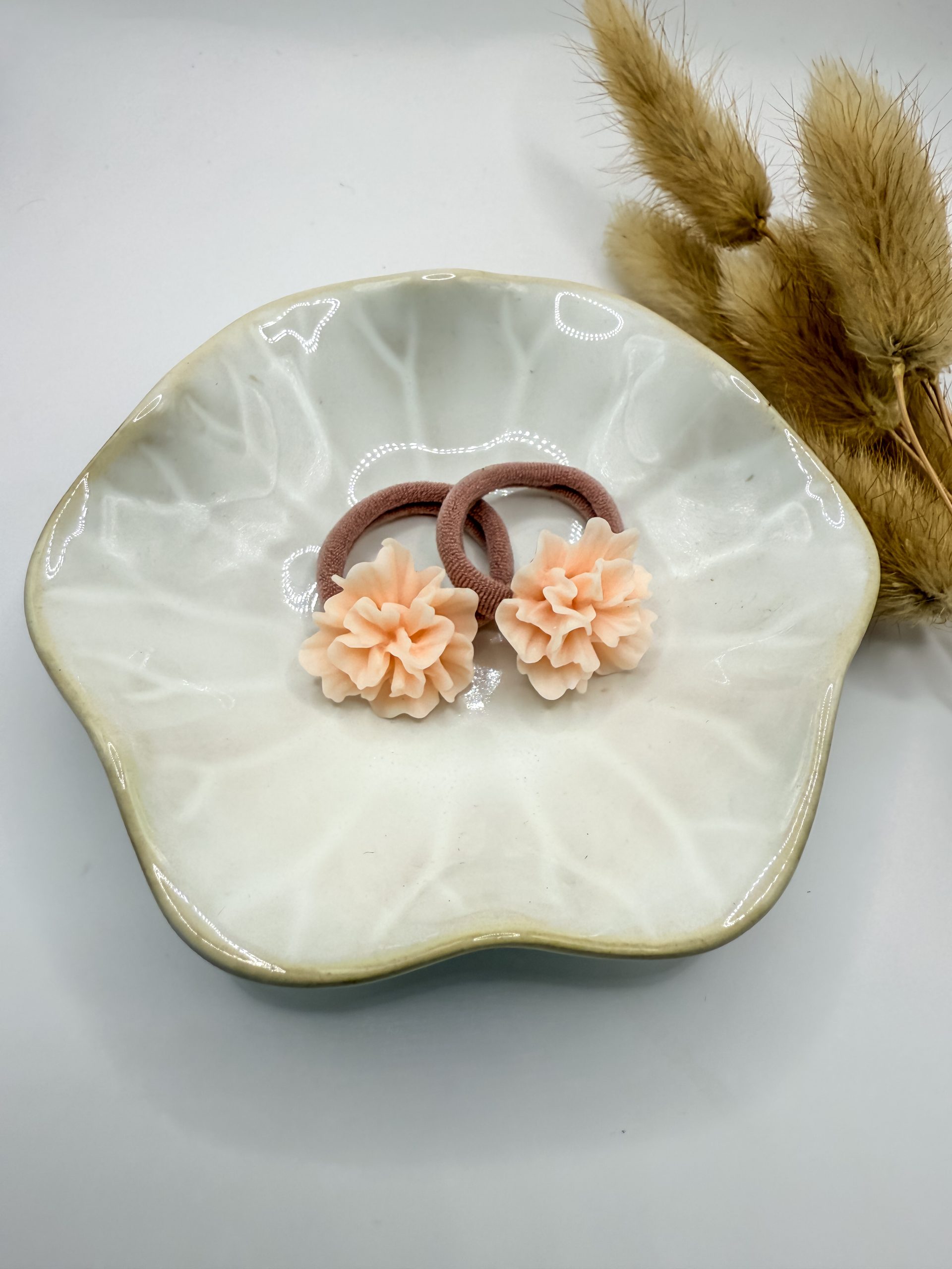 setje haarelastiekjes bloemen