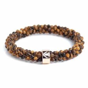 Banditz Natural Stone BEADZ - Tiger Eye (Gold)