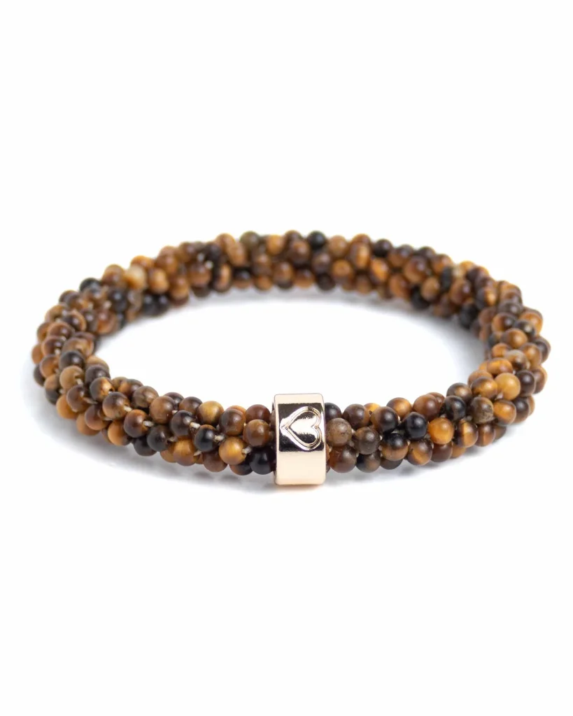 Banditz Natural Stone BEADZ - Tiger Eye (Gold)