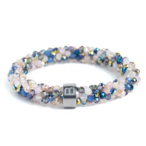 banditz beadz sky light mix rvs silver