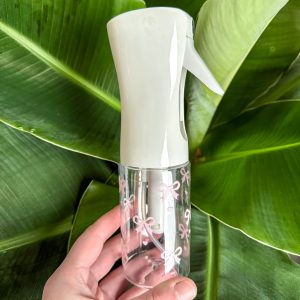 vernevelende spray fles strik