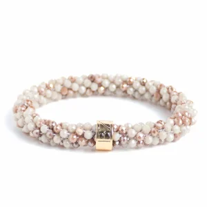 Banditz BEADZ - Beige Mix (RVS Gold)