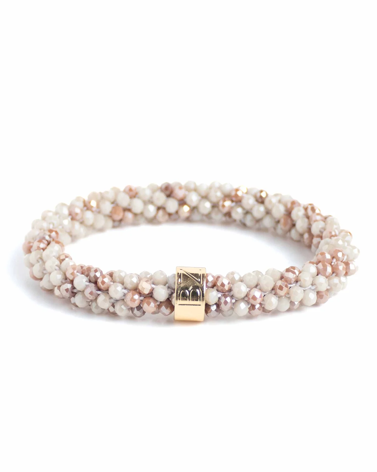Banditz BEADZ - Beige Mix (RVS Gold)