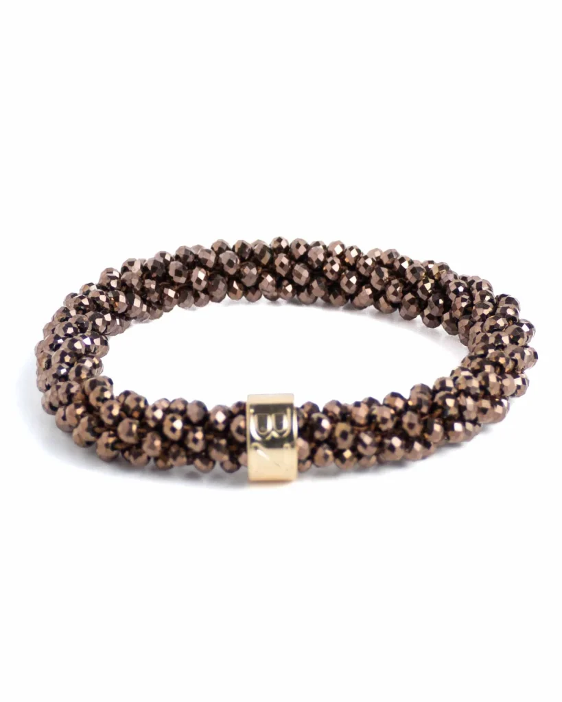 Banditz BEADZ - Brown Dark (RVS Gold)