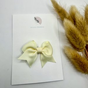 Haarspeldje Olivia creme alligator