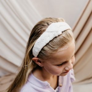 MEES & MEG x Studio Frommie | Diadeem knoop haarband - Broderie