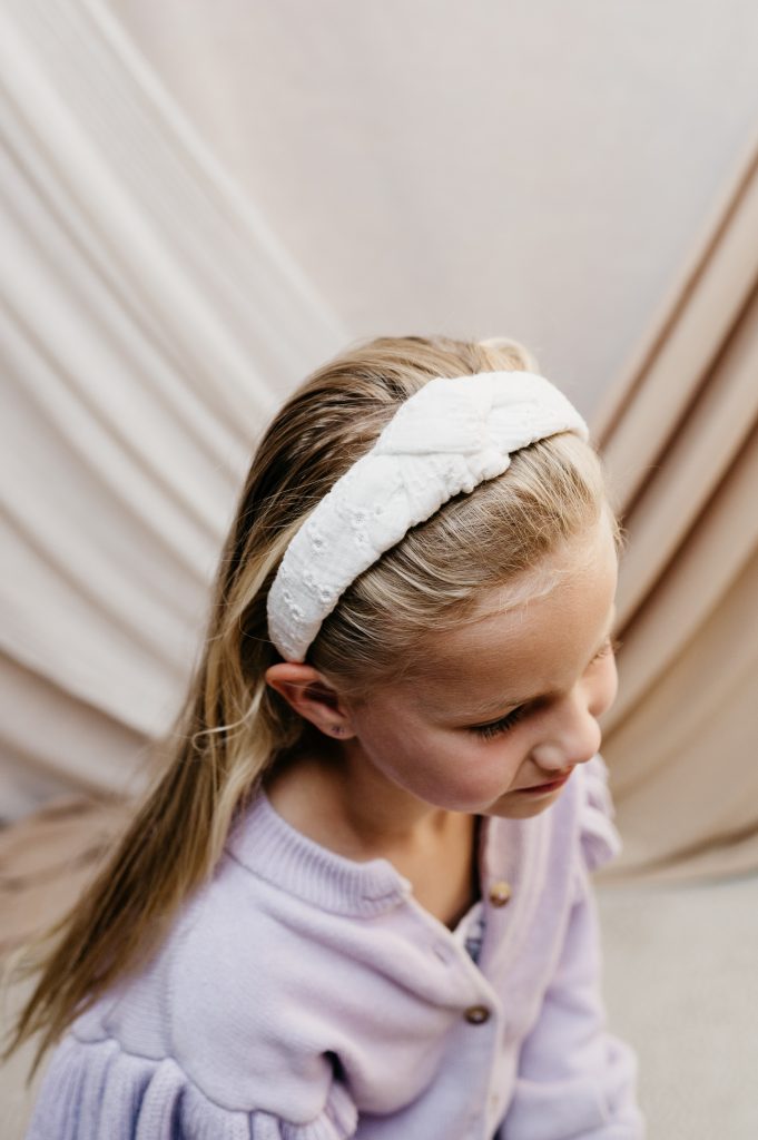 MEES & MEG x Studio Frommie | Diadeem knoop haarband - Broderie