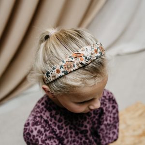 knoop haarband flower power