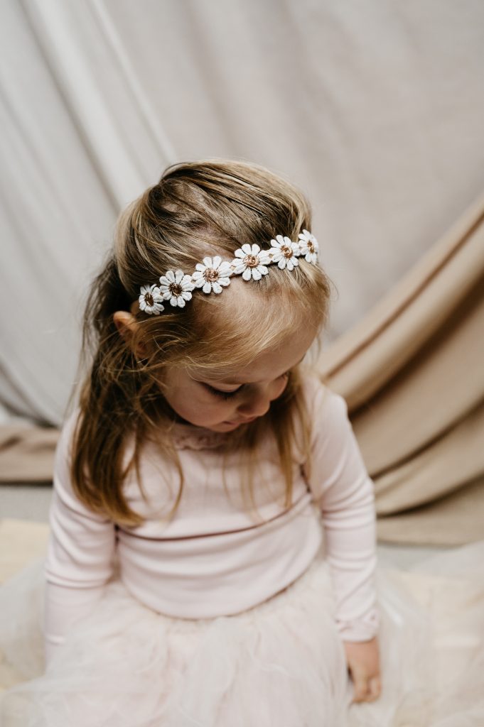 diadeem bronzen bloem