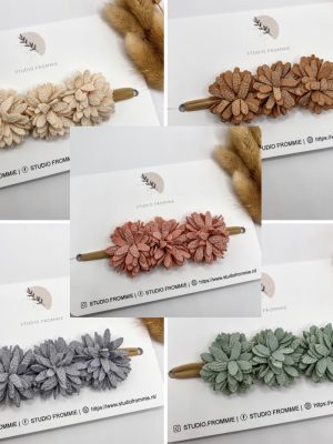 Haarbandje aimee. Bloemen