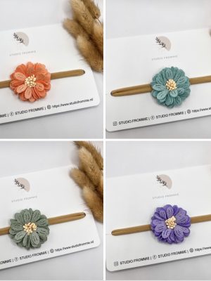 Haarbandje Milou voorjaar. Bloemen