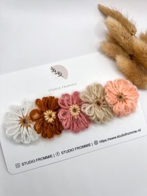 Setje antislip haarspeldjes Wanda. Voor baby's en meisjes met dun en fijn haar