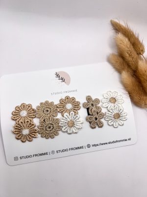 Setje antislip haarspeldjes Danae. Voor baby's of meisjes met dun of fijn haar