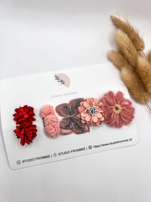 Setje antislip haarspeldjes Rachel. Voor baby's of meisjes met dun of fijn haar