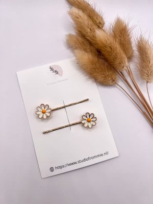 Haarspeldje bobby pin madelief