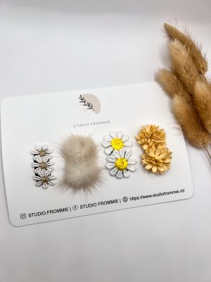 Antislip haarspeldje Julia. Voor baby's en meisjes met dun of fijn haar