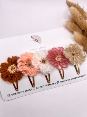 Haarspeldje Wanda. Bloemen