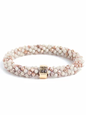 Banditz BEADZ - Beige Mix (RVS Gold)
