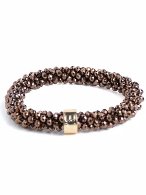 Banditz BEADZ - Brown Dark (RVS Gold)