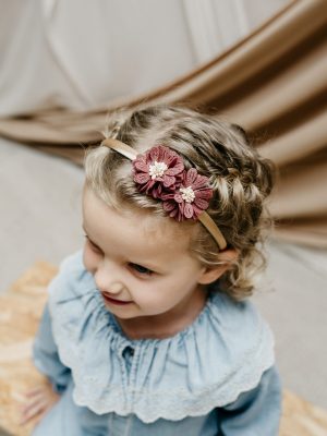 Diadeem Milou herfst. Bloemen