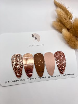 Setje haarspeldjes Lora. Klikklak speldjes.