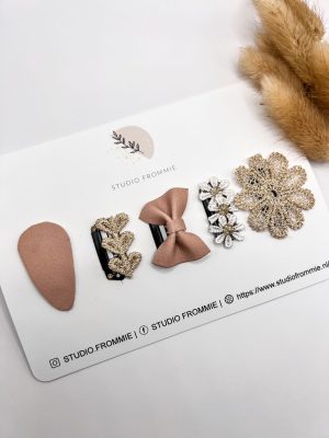 Setje antislip haarspeldjes. Perfect voor de eerste haren van een baby of dun haar van een peuter