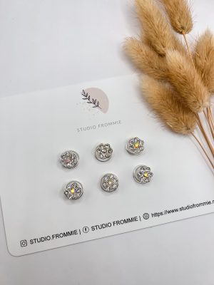Haar kristallen bloem