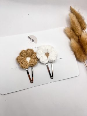 Setje haarspeldjes Vera beige