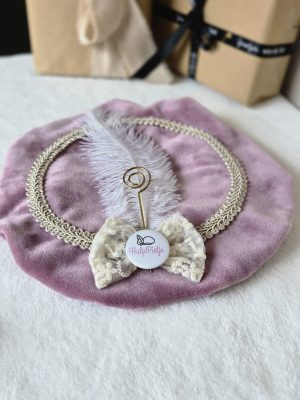 Pietenmuts deluxe roze velvet