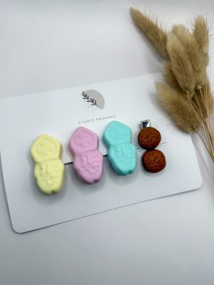 haarspeldje pepernoot en schuimpje