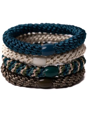 BANDITZ Combo Petrolgreen Adventure: Ontdek Banditz: veelzijdige haarelastiekjes en trendy armbandjes in één. De beste keuze voor zowel styling als comfort