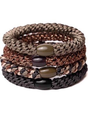 BANDITZ Combo Khaki Love: Ontdek Banditz: veelzijdige haarelastiekjes en trendy armbandjes in één. De beste keuze voor zowel styling als comfort