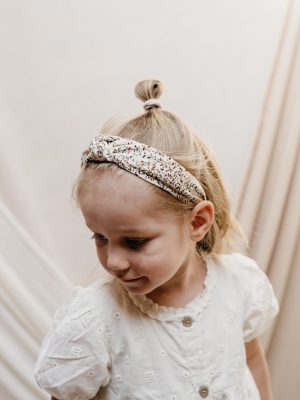Diadeem knoop haarband bloesem