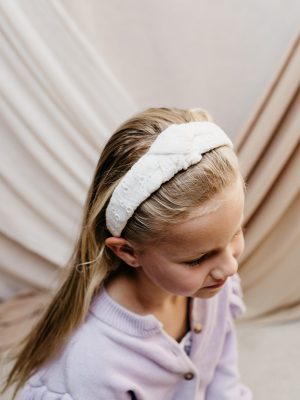 MEES & MEG x Studio Frommie | Diadeem knoop haarband - Broderie