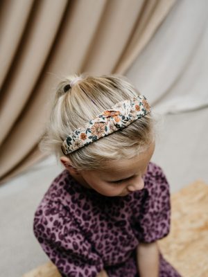 knoop haarband flower power