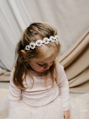 diadeem bronzen bloem